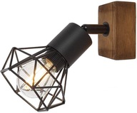 NÁSTENNÁ LAMPA 1X40W MATNÁ ČIERNA DUB RABALUX ZEUS NÁSTENNÁ LAMPA 1X40W MATNÁ ČIERNA DUB RABALUX ZEUS
