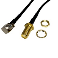 Pigtail adaptér TS9 zástrčka / SMA zásuvka 15cm -2ks- Pigtail adaptér TS9 zástrčka / SMA zásuvka 15cm -2ks-