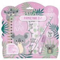 Dievčenský zápisník NOTEBOOK DIÁR Pre deti Diár s visiacim zámkom 2v1 Koala Dievčenský zápisník NOTEBOOK DIÁR Pre deti Diár s visiacim zámkom 2v1 Koala