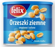 Arašidy FELIX konzerva 140 g solené 12 ks