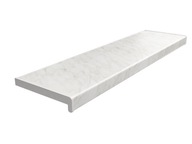 MRAMOROVÝ KOMOROVÝ PVC Okenný parapet, dĺžka 280cm, šírka 25cm