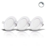 3x LED STROPNÉ SVIETIDLO 6W - KÚPEĽŇA IP44 - PRE STMIEVAČ - PODSVETLO 3x LED STROPNÉ SVIETIDLO 6W - KÚPEĽŇA IP44 - PRE STMIEVAČ - PODSVETLO
