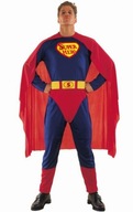 SUPER HERO SUPERMAN KOSTÝM pre dospelých, plesový karneval UNI SUPER HERO SUPERMAN KOSTÝM pre dospelých, plesový karneval UNI