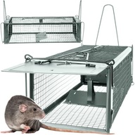 Živá pasca, klietka pre krtkov, kuny, myši, potkany, hlodavce, kovová, XL Živá pasca, klietka pre krtkov, kuny, myši, potkany, hlodavce, kovová, XL