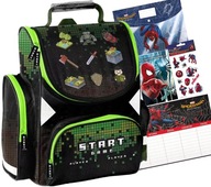 MINECRAFT START GAME + AKC školský batoh školská taška