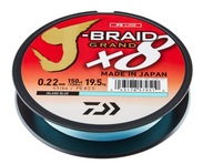 DAIWA BRIDGE J-BRAID X8E 0,22MM 135M MODRÁ DAIWA BRIDGE J-BRAID X8E 0,22MM 135M MODRÁ