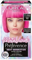 FARBA LOREAL PREFERENCE METAVIVIDS Č. 7.222 RUŽOVÁ FARBA LOREAL PREFERENCE METAVIVIDS Č. 7.222 RUŽOVÁ