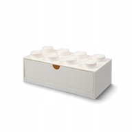 STOLNÁ ZÁSUVKA LEGO BLOCK 8 BIELA STOLNÁ ZÁSUVKA LEGO BLOCK 8 BIELA