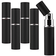 5X CESTOVNÝ ATOMIZÉR ATOMIZÉRU PRE 10ml ČIERNA FĽAŠKA NA PARFUM 5X CESTOVNÝ ATOMIZÉR ATOMIZÉRU PRE 10ml ČIERNA FĽAŠKA NA PARFUM