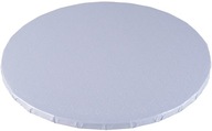 Základ na tortu, biely, okrúhly, 40 cm, PEVNÁ MDF Základ na tortu, biely, okrúhly, 40 cm, PEVNÁ MDF