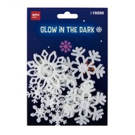 Fluorescenčné samolepky Apli Kids Snow 12 kusov Fluorescenčné samolepky Apli Kids Snow 12 kusov