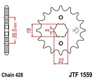 JT JTF1559.14 PREDNÉ OZUBENÉ KOLO JT JTF1559.14 PREDNÉ OZUBENÉ KOLO