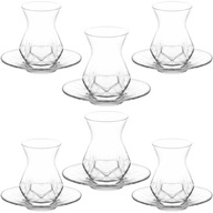 SADA TURECKÝCH ČAJOVÝCH POHÁROV 165ML TULIPÁN S STOJANMI 12 ELEMENTOV. SADA TURECKÝCH ČAJOVÝCH POHÁROV 165ML TULIPÁN S STOJANMI 12 ELEMENTOV.