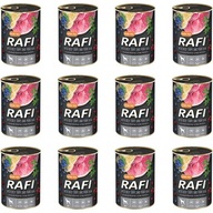 Rafi krmivo pre psov s hovädzím žalúdkom 12 x 400 g mokré bezobilné krmivo