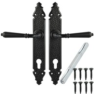 BLACK LOFT RETRO KĽÚČKA DVERÍ, KOVANÁ, vložka 72 mm