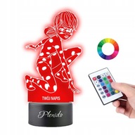 Stolná lampa Led Miraculous Ladybug soška Stolná lampa Led Miraculous Ladybug soška