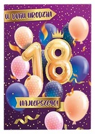 Blahoželanie k 18. narodeninám Big Large XXL super PCP37 Blahoželanie k 18. narodeninám Big Large XXL super PCP37
