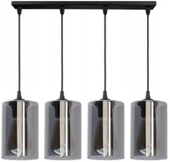Sklenené trubice stropných svietidiel Chrome LED Loft Sklenené trubice stropných svietidiel Chrome LED Loft