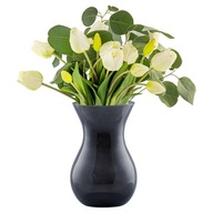 Sklenená váza 18 cm NAVY Tmavá TREND DO DOMOV