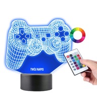 Podložka PS Playstation 16 LED stolná lampa PLEXIDO Podložka PS Playstation 16 LED stolná lampa PLEXIDO