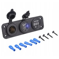 Auto USB panel Zapaľovač VOLTMETER 3,1A Auto USB panel Zapaľovač VOLTMETER 3,1A