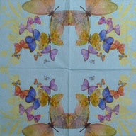 obrúsok, obrúsky 33x33 - 20ks - 4625 motýľov