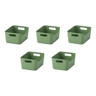 5 ks UPDATERA Nádoba - zelená 24x17 cm 5 ks UPDATERA Nádoba - zelená 24x17 cm