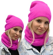 Dámsky set, BURNISH HAT, módna alpaka, zaujímavá fuchsiová farba - AL1 Dámsky set, BURNISH HAT, módna alpaka, zaujímavá fuchsiová farba - AL1