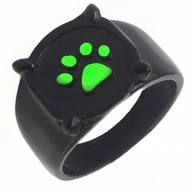 Symbol prsteňa čierna CAT zelená PAW