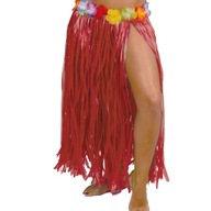 Dlhá havajská sukňa HAWAII PARTY červená