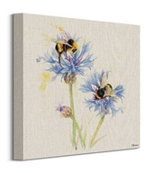 Obraz na plátne Včely na kvetoch 30x30 cm