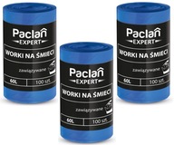 PACLAN Expert 60L viazané vrecia na odpadky, 3 rolky PACLAN Expert 60L viazané vrecia na odpadky, 3 rolky