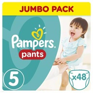 Pampers plienky nohavičky jumbo pack 5 48ks