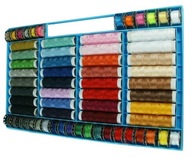 Krajčírska skrinka na šijacie nite, cievky, farby