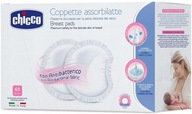 Chicco Antibakteriálne vložky na dojčenie 60 kusov Chicco Antibakteriálne vložky na dojčenie 60 kusov