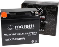 Gélová batéria Moretti YTX20-BS/MTX20-BS Gélová batéria Moretti YTX20-BS/MTX20-BS