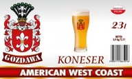 Brewkitové pivo KONESER AMERICAN WEST COAST Zadarmo