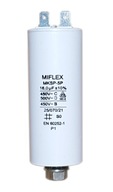 Štartovací kondenzátor motora 16uF 450V MIFLEX s. Štartovací kondenzátor motora 16uF 450V MIFLEX s.