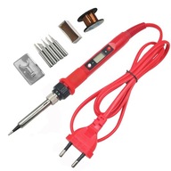 Červená sada 80W 220V 80W digitálna el.spájkovačka Červená sada 80W 220V 80W digitálna el.spájkovačka