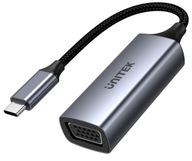 USB-C na VGA FullHD hliníkový adaptér 15 cm Unitek