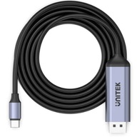 Unitek Adaptér USB-C na DP 1.4 kábel 8K @ 60 Hz 1,8 m Unitek Adaptér USB-C na DP 1.4 kábel 8K @ 60 Hz 1,8 m