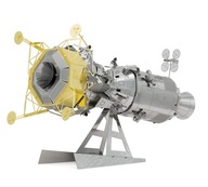 Kovová Zem Apollo CSM Z LM Kovový 3D model Kovová Zem Apollo CSM Z LM Kovový 3D model