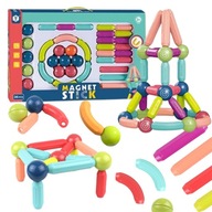 VEĽKÉ MAGNETICKÉ STAVEBNÉ BLOKY XXL PUZZLE HRUBÉ BEZPEČNÉ 36 kusov VEĽKÉ MAGNETICKÉ STAVEBNÉ BLOKY XXL PUZZLE HRUBÉ BEZPEČNÉ 36 kusov