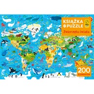 Kniha a puzzle. Svetové zvieratá Kniha a puzzle. Svetové zvieratá
