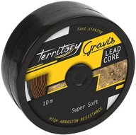 Mikado Leadcore Gravis 10m 25lb hnedá čierna Mikado Leadcore Gravis 10m 25lb hnedá čierna