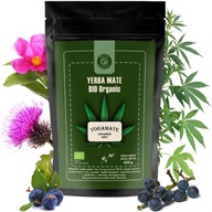 Yerba Mate Bio Organic Yogamate FIT 100% listy, najlepšie v Poľsku, 400g