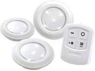 3x bezdrôtové LED svietidlo na batérie + DIAĽKOVÉ OVLÁDANIE 3x bezdrôtové LED svietidlo na batérie + DIAĽKOVÉ OVLÁDANIE