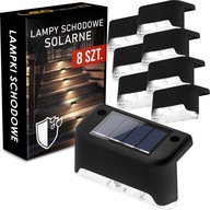 SET 8 ks LED schodiskové svietidlo na schody, solárne vodeodolné, vonkajšie SET 8 ks LED schodiskové svietidlo na schody, solárne vodeodolné, vonkajšie