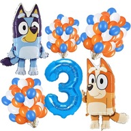 BLUEY BINGO 33. NARODENINOVÝ BALÓN SET, 33 KS BLUEY BINGO 33. NARODENINOVÝ BALÓN SET, 33 KS