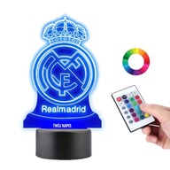 Stolná lampa Real Madrid 16 farieb LED PLEXIDO